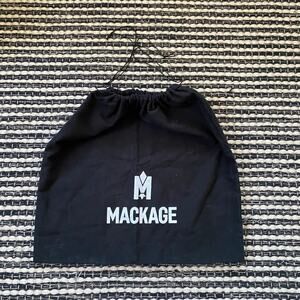 🌿 Mackage Black Drawstring Dust Bag Large